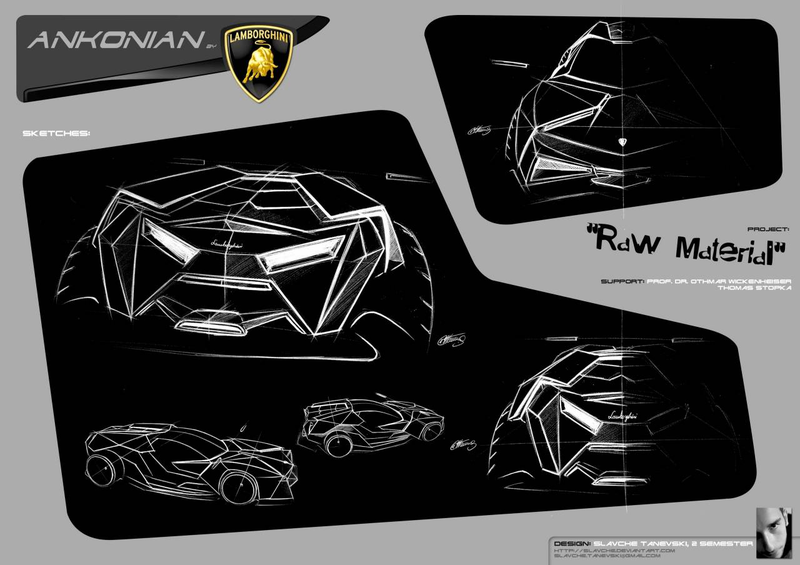Illustration for article titled Lamborghini Ankonian: Concept Photos